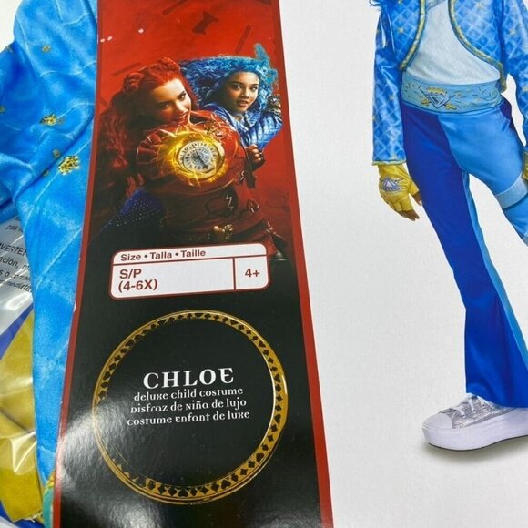Disguise Kids' Disney Descendants 4 Chloe Deluxe Halloween Costume Size Small - Picture 6 of 10